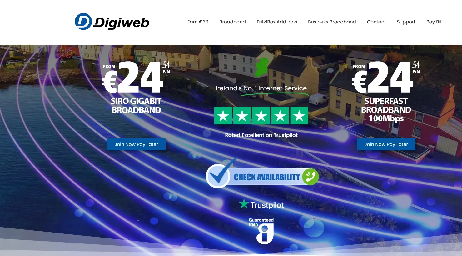 Digiweb website