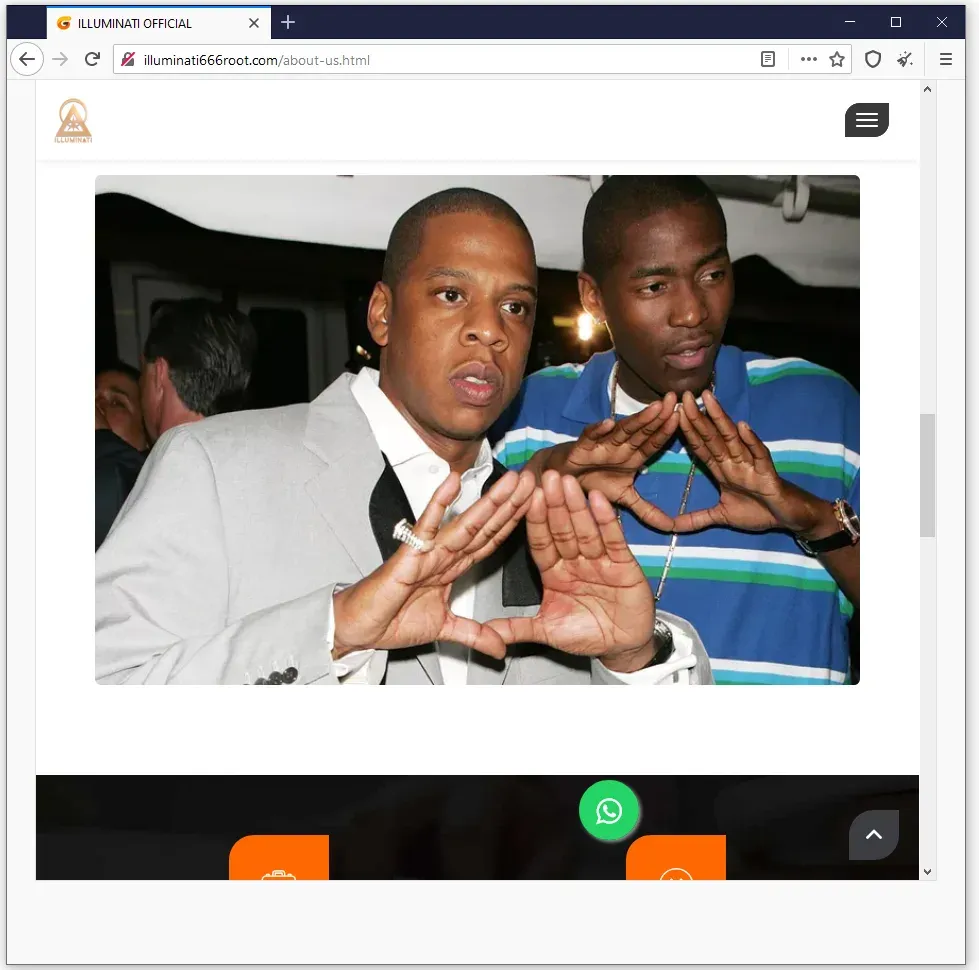 An Iluminati Hand Pyramid 