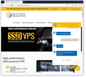 Bitcoinwebhosting.net Site