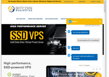 Bitcoinwebhosting.net Site