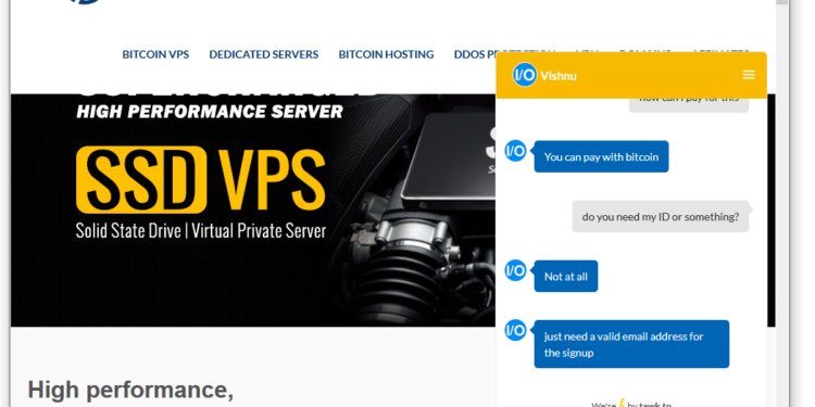 Bitcoinwebhosting.net Site