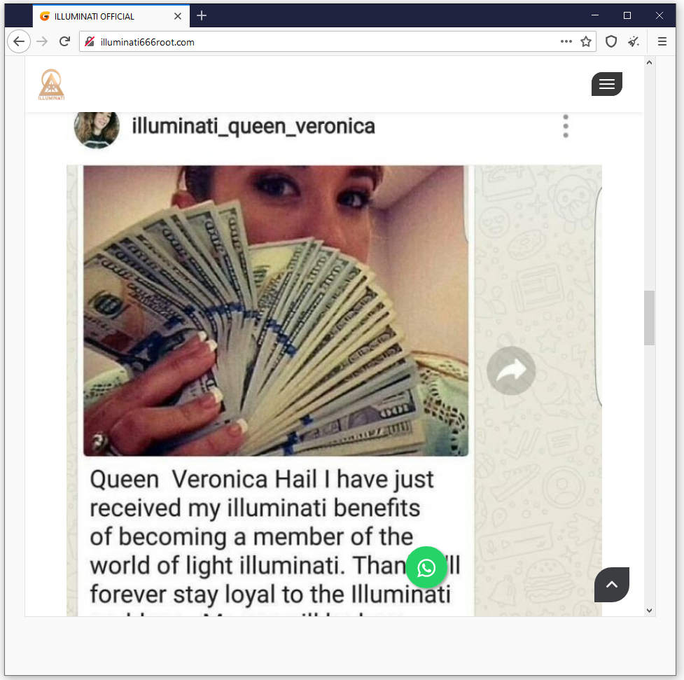 Get Rich by Joining the Iluminati