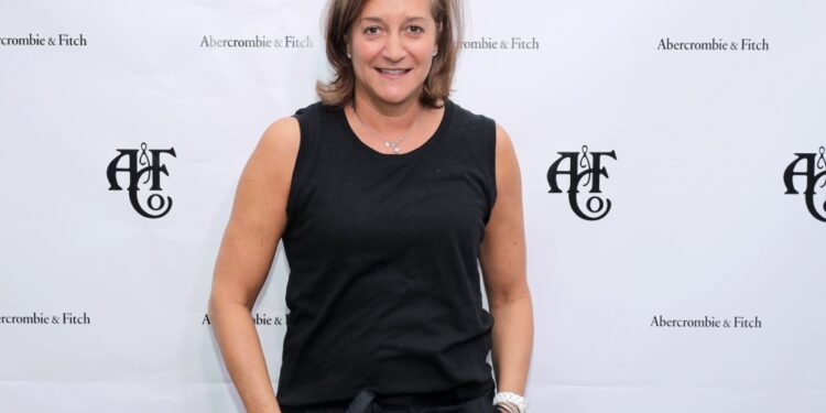 CEO, Fran Horowitz wearing a black dress.