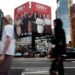 NEW YORK, NEW YORK - APRIL 21: An advertisement for CNN+ is displayed in Manhattan