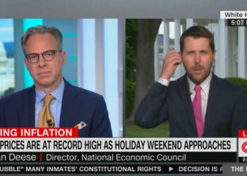 Jake Tapper and White House economic adviser Brian Deese