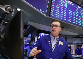 New York Stock Exchange trader