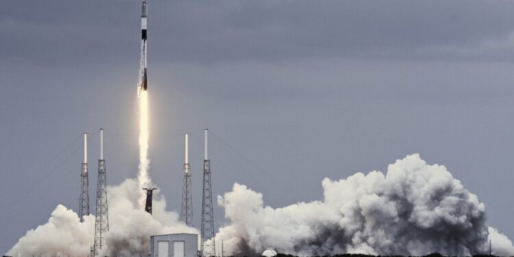 SpaceX rocket launch