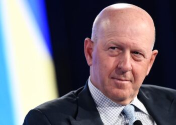 At least 100 business leaders are expected to join the call with Adams, including Goldman Sachs CEO David Soloman.