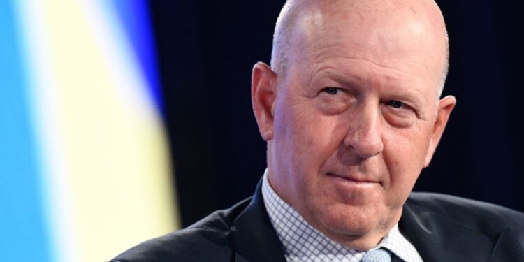 At least 100 business leaders are expected to join the call with Adams, including Goldman Sachs CEO David Soloman.