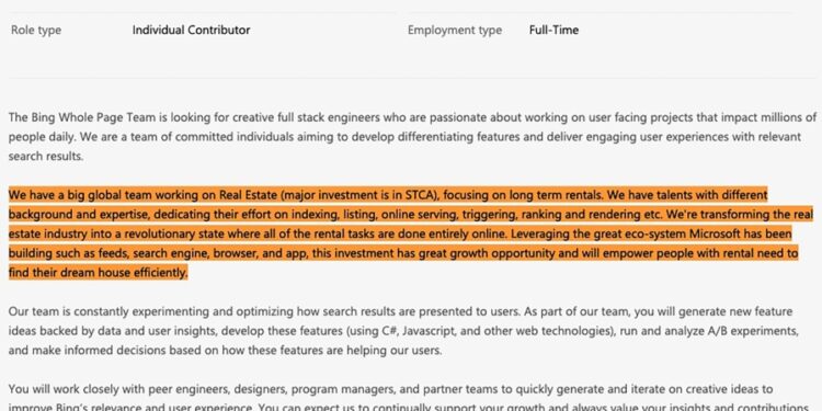 Microsoft hires up in China for secretive, 'revolutionary' real estate project