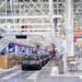 Tesla vehicles in factory