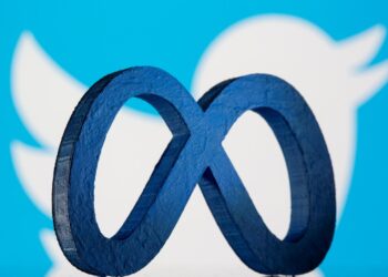 Meta and Twitter logo