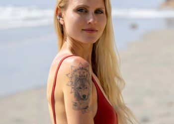 Former model turned competitive runner Lucie Beatrix turned said she learned how to subsist on cigarettes and wine in model apartments.