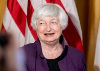 Treasury Secretary Janet Yellen meets with Irish Finance Minister Paschal Donohoe at the Treasury Department, Thursday, June 2, 2022, in Washington.