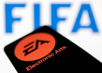 Electronic Arts and FIFA logos