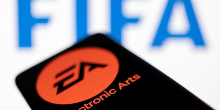 Electronic Arts and FIFA logos