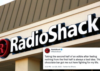 Here's why RadioShack is tweeting wild, profane posts