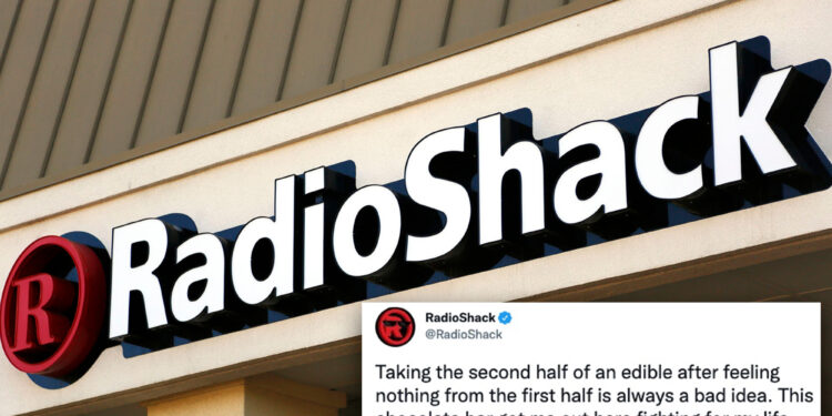 Here's why RadioShack is tweeting wild, profane posts