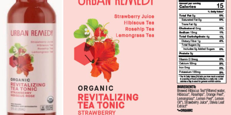 Strawberry tea recalled over hepatitis A concerns