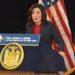 New York State has one of the highest gas tax rates of any state in the country. New York Gov. Kathy Hochul is pictured above.