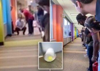 Worker sinks miracle hole-in-one golf shot to get colleagues day off