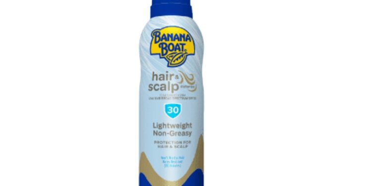 Banana Boat Hair and Scalp Sunscreen recall