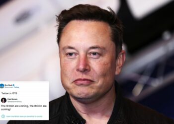 Elon Musk mocks Twitter disclaimers with July 4th Paul Revere meme