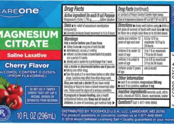 Laxative maker Vi-Jon said it is investigating the reports of illness.