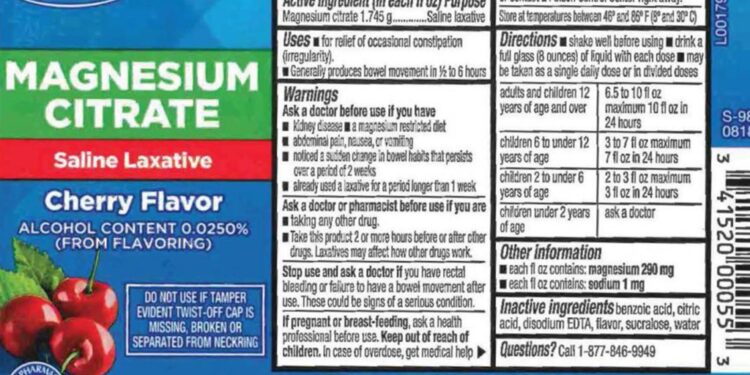 Laxative maker Vi-Jon said it is investigating the reports of illness.