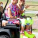 Ryan Gosling seen in tandem rollerblading with Margot Robbie in matching neon outfits on set of Barbie.
27 Jun 2022
Pictured: Margot Robbie and Ryan Gosling.
Photo credit: APEX / MEGA
