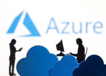 Microsoft Azure cloud service logo