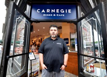 Stathis Antonakopoulos, owner of the Carnegie Diner