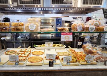 Prepared food at the new Agata & Valentina gluten-free store.