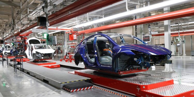 Tesla vehicle production