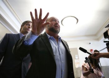 Last week, a Texas jury ordered Jones to pay $49 million to the parents of a six-year-old boy who was killed at Sandy Hook.