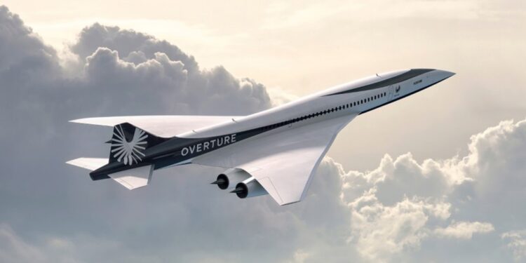 The supersonic jets will be used for international travel and can travel twice as fast as a regular commercial airliner.