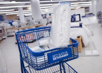 Interior of Bed Bath & Beyond store