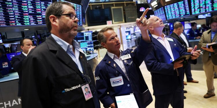 New York Stock Exchange traders