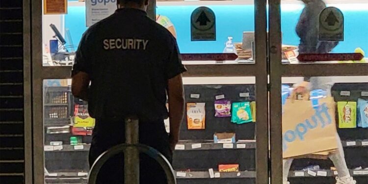 Gopuff security guard
