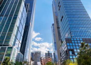 Related Companies' newest tower, 50 Hudson Yards (left), is about 84% leased after a recent spate of signings at the West Side complex.