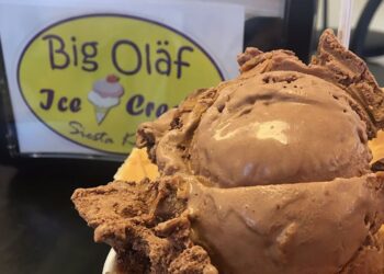 Big Olaf Creamery sign