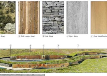 Plans show a private home on the hillside with several buildings blending into the landscape, as well as a luxury lodge that can accommodate up to 24 people.