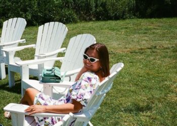 TikToker Mackenzie Newcomb at the beach.