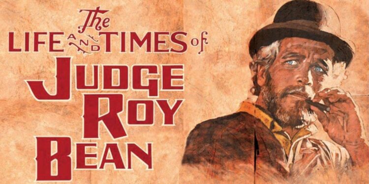The original poster of The Life and Times of Judge Roy Bean