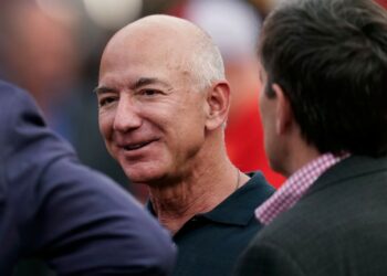 Bezos' net worth has decreased by $45 billion since January as Amazon shares have dropped.