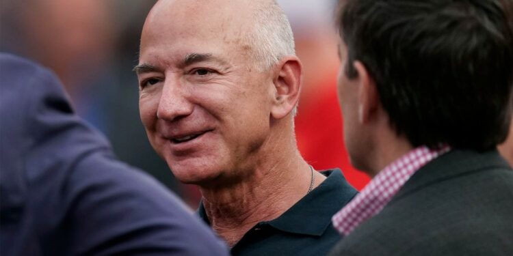 Bezos' net worth has decreased by $45 billion since January as Amazon shares have dropped.