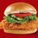 A Wendy's chicken sandwich.
