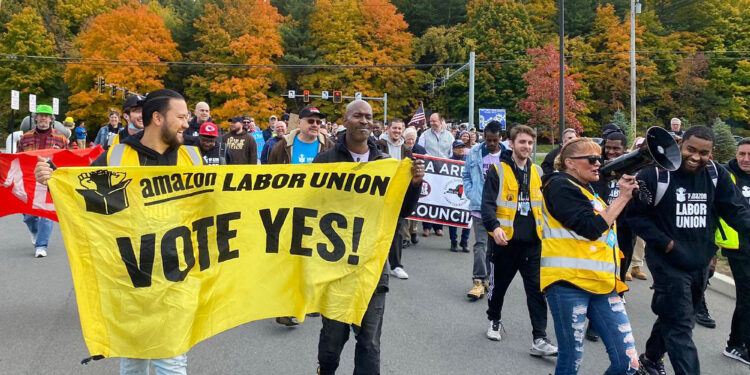 Amazon workers near Albany reject union bid