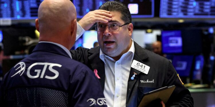 Dow falls as hot inflation data drives fears of big rate hike