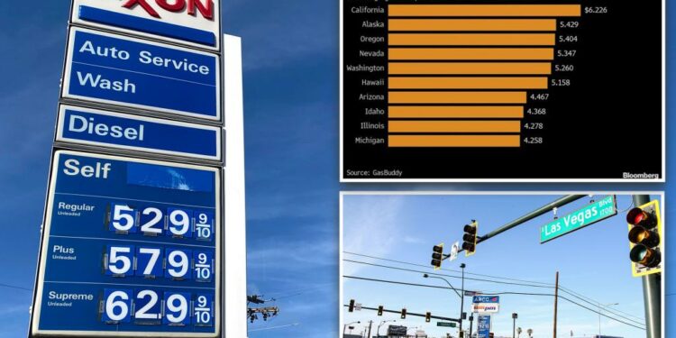 Gas prices climbing in swing states, could tip midterm elections